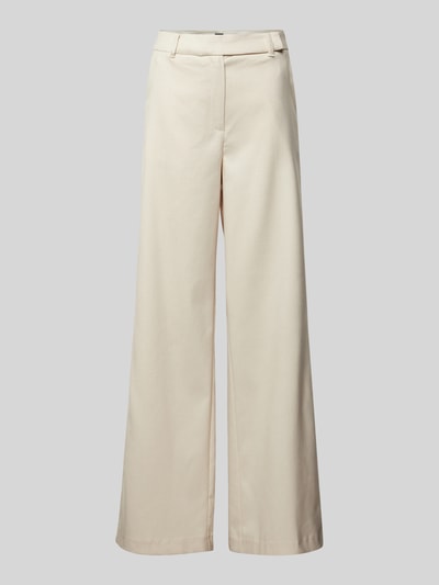 Stefanel Wide Leg Stoffhose mit hohem Bund Offwhite 2