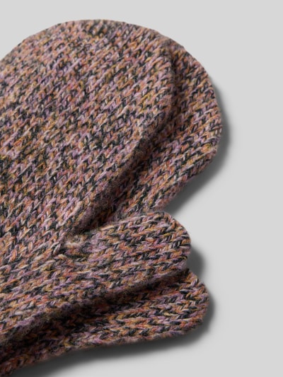 Christian Berg Woman Handschuhe mit geripptem Abschluss Hellrosa 3