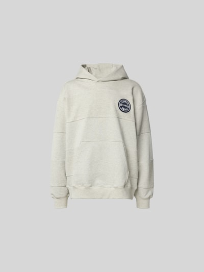 Kenzo Oversized Hoodie mit Logo-Patch Mittelgrau 2