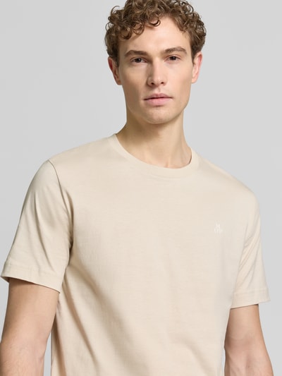 Marc O'Polo Regular Fit T-Shirt aus reiner Baumwolle  Beige 3