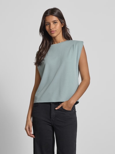 Jake*s Collection Tanktop met ronde hals IJsblauw - 4