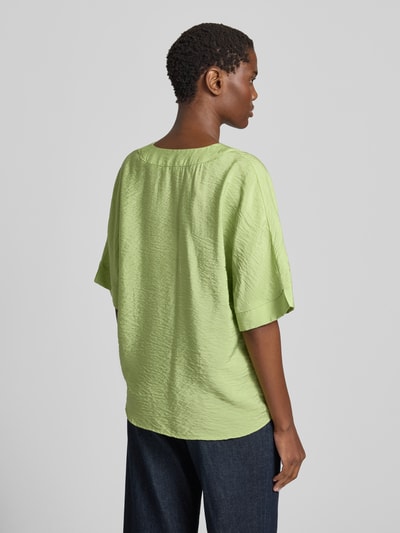 Christian Berg Woman Blusenshirt mit V-Ausschnitt Grass 5