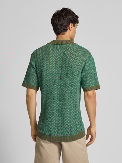 Scotch & Soda Poloshirt mit V-Ausschnitt Oliv 5