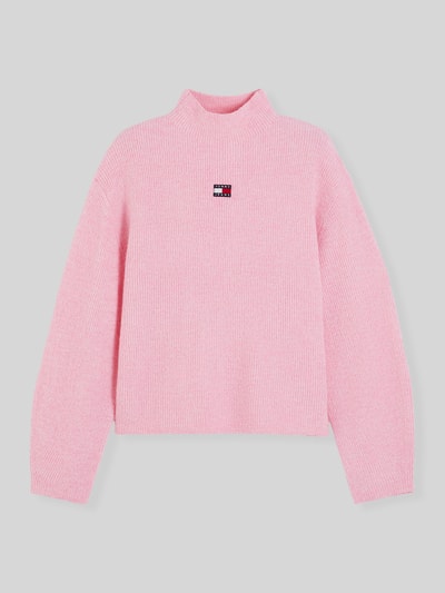 Tommy Jeans Relaxed Fit Pullover mit Alpaka-Anteil Hellrosa 2