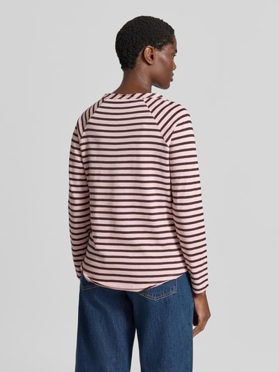 Smith and Soul Shirt met lange mouwen met afgeronde zoom Lichtroze - 5