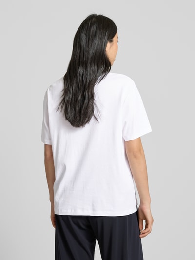 Marc Cain T-shirt met motiefprint Wit - 5