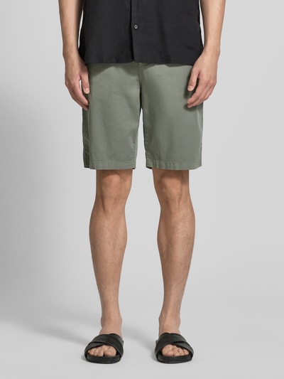 BOSS Orange Tapered Chinoshorts aus Baumwoll-Mix Oliv 4