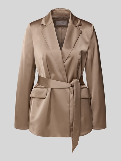 Christian Berg Woman Selection Blazer met reverskraag Taupe - 2