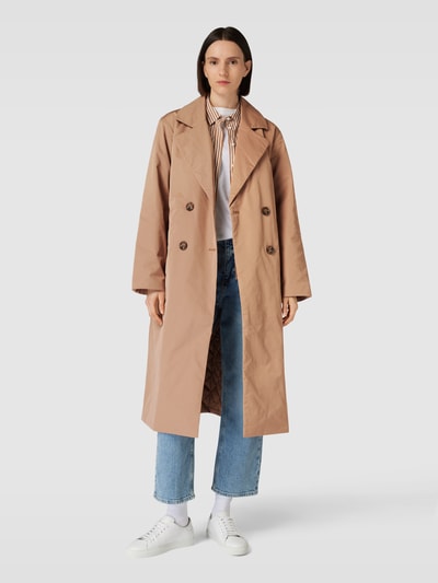 Vero Moda Trenchcoat met strikceintuur, model 'PENCE' Camel - 1