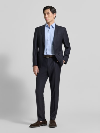 ETERNA Regular Fit Business-Hemd aus Baumwolle mit Kentkragen Bleu 1