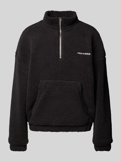 Pegador Oversized Sweatshirt mit Label-Stitching Modell 'PUKA' Black 1