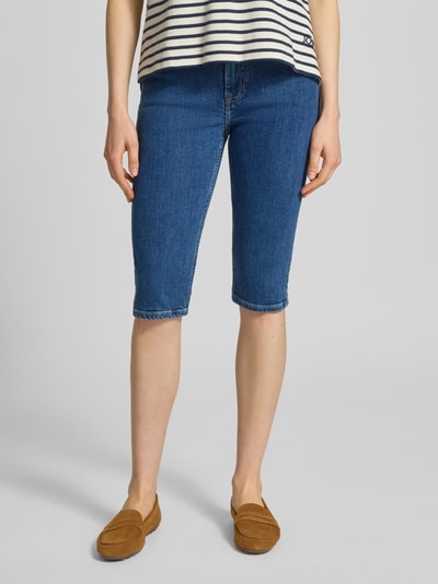 GANT Slim Fit Bermudas mit Eingrifftaschen Blau Melange 4