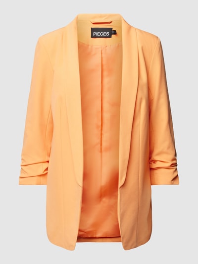 Pieces Blazer in unifarbenem Design Modell 'BOSELLA' Orange 2