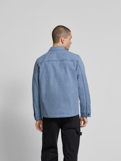 Wood Wood Regular Fit Freizeithemd mit Brusttasche Blau 5