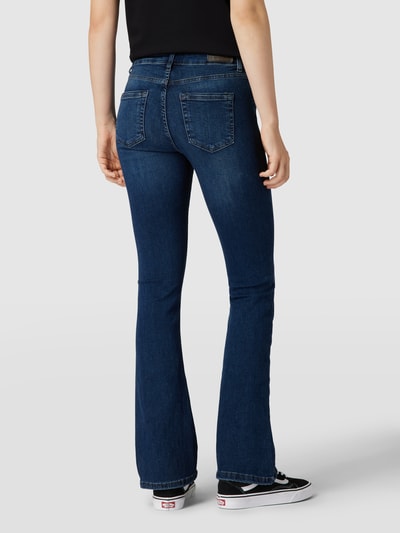 Only Flared jeans met labeldetail, model 'BLUSH' Jeansblauw - 5