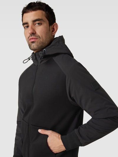 BOSS Sweatjacke mit Kapuze Modell 'Steele' Black 3