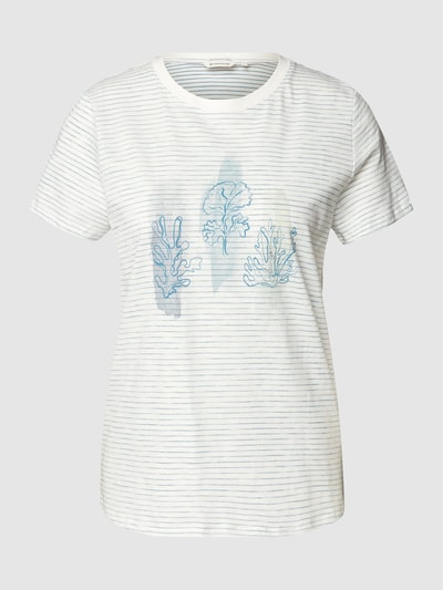 Tom Tailor T-Shirt mit Streifenmuster Offwhite 2