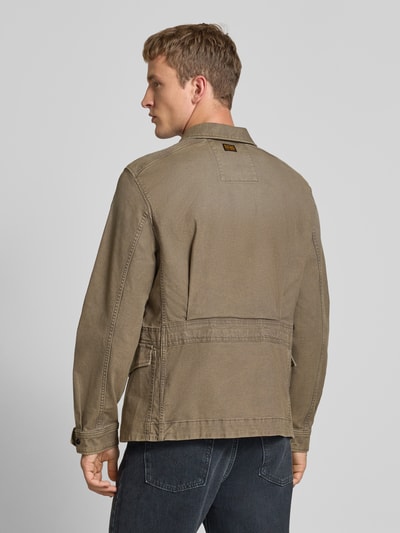 G-Star Raw Slim Fit Jacke mit Pattentaschen Modell 'Rovic' Oliv 5