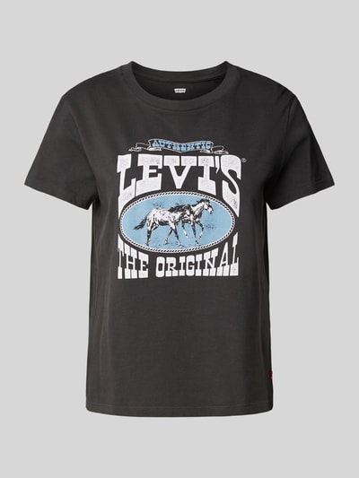 Levi's® T-Shirt mit Label-Print Modell 'THE PERFECT TEE' Black 1