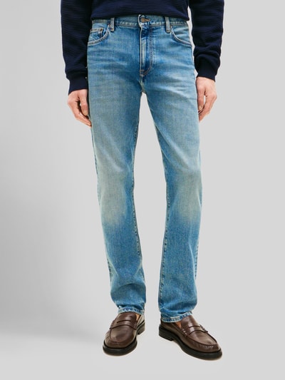 Tommy Hilfiger Regular Fit Jeans im 5-Pocket-Design Modell 'DENTON' Jeansblau 4