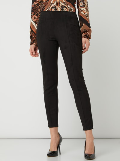 s.Oliver RED LABEL Legging in suèdelook  Zwart - 4