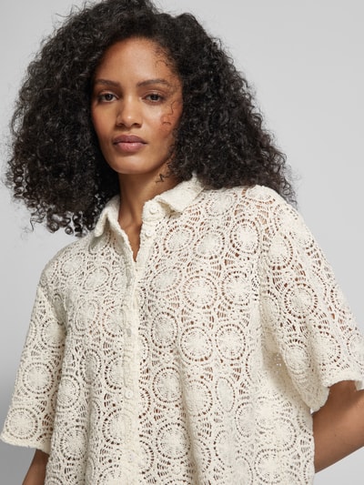 Jake*s Casual Blouse met gehaakt kant Offwhite - 3