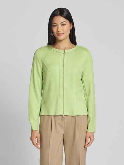 Betty Barclay Blazer mit Zweiwege-Reißverschluss Hellgruen 4