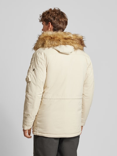 Alpha Industries Parka mit Stehkragen Offwhite 5