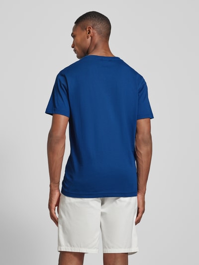 Lerros T-Shirt mit Logo-Stitching Blau 5