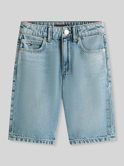 Tommy Hilfiger Kids regular fit jeansshorts van puur katoen Blauw - 2
