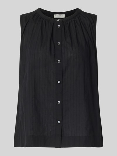 Produktfoto, Relaxed Fit Bluse aus reiner Baumwolle van Marc O'Polo in effen kleuren met knoopsluiting, ajourwerk, katoen