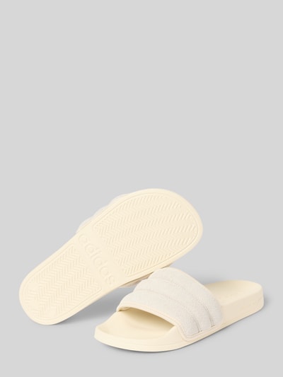 adidas Sportswear Badslippers met echt Met leer Model 'ADILETTE NOSHOWER' Beige - 4