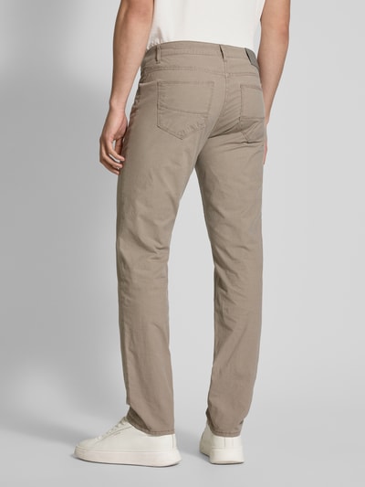 Brax Hose mit Eingrifftaschen Modell 'Cadiz' Hellbraun 5