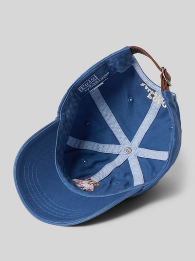 Polo Ralph Lauren Basecap mit Motiv-Stiching Jeansblau 2