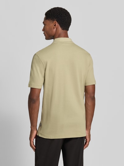 BOSS Regular Fit Poloshirt aus Baumwoll-Mix Modell 'PARLAY 240' Beige 5