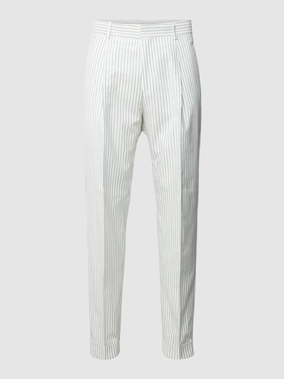 Strellson Pantalon met streepmotief, model 'Luis' Groen - 2