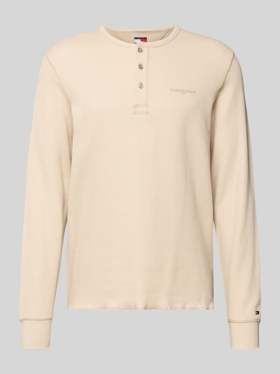 Tommy Jeans Regular fit shirt met lange mouwen van puur katoen Beige - 2