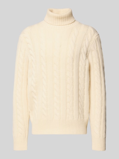 Polo Ralph Lauren Loose Fit Strickpullover aus Woll-Kaschmir-Mix Ecru 2