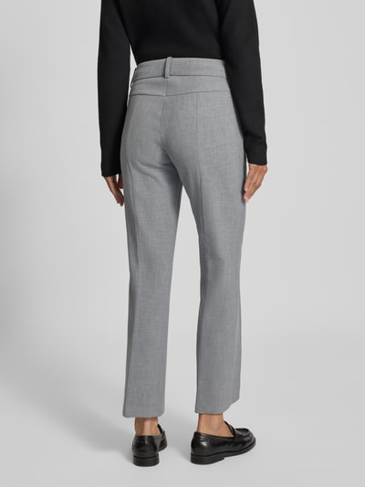 Cambio Spodnie materiałowe o skróconym kroju model ‘FARAH’ Średnioszary melanż 5