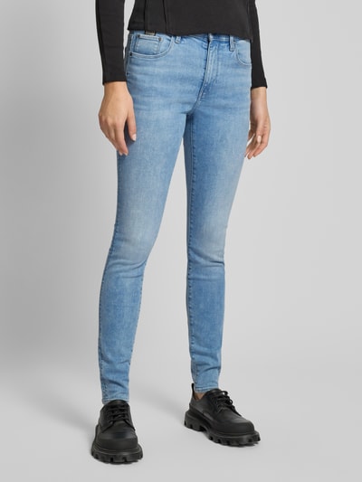 G-Star Raw Skinny fit jeans in 5-pocketmodel, model '3301' Jeansblauw - 4