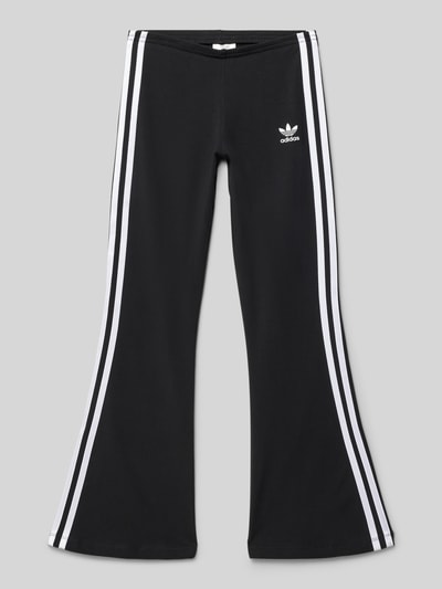 adidas Originals Flared Fit Leggings mit Label-Print Black 1