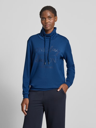 Soyaconcept Sweatshirt mit Stehkragen und Tunnelzug Modell 'BANU' Royal 4