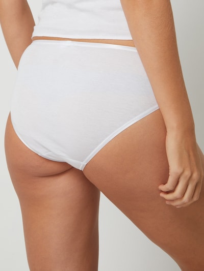 Hanro Figi z bawełny — bezszwowy model ‘Cotton Seamless’ Biały 5