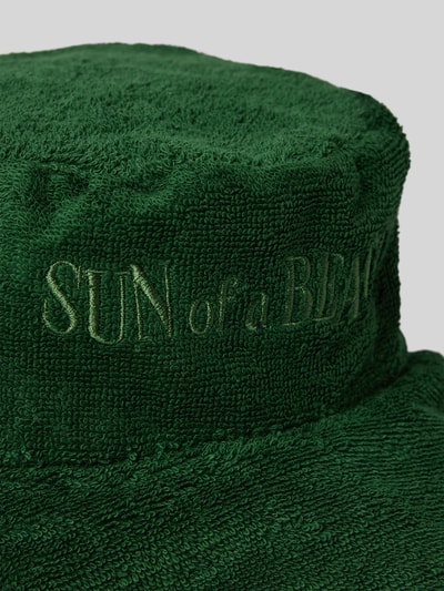 SUN OF A BEACH Czapka typu bucket hat z funkcją dwustronną Zielony 2