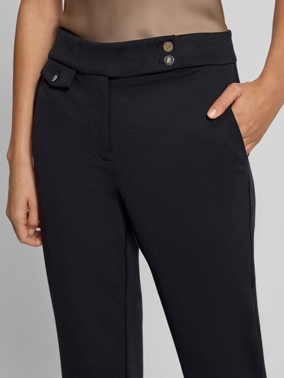 Lauren Ralph Lauren Slim Fit Stoffhose aus Viskose-Mix Modell 'ZINLEAH' Black 3