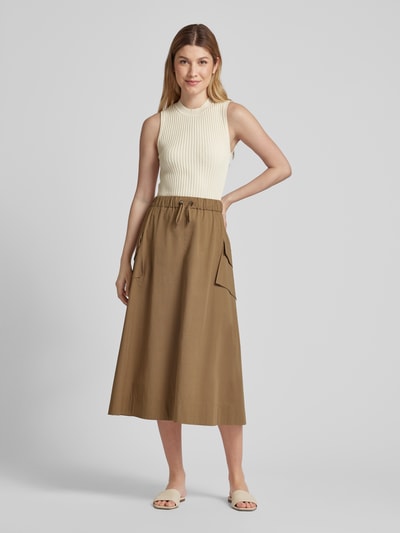 YAS Gebreide top in effen design Beige - 1