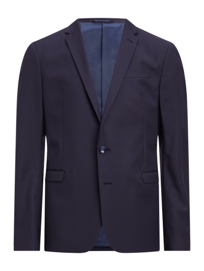 Cinque Slim Fit 2-Knopf-Sakko aus Schurwolle Modell 'Cimelotti' Marine 1