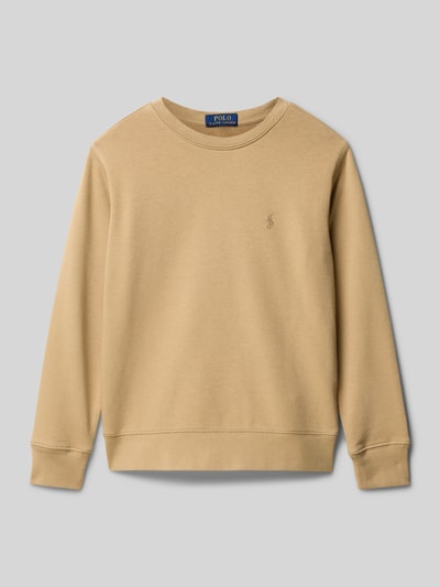 Polo Ralph Lauren Teens Sweatshirt met ronde hals Kaki - 1