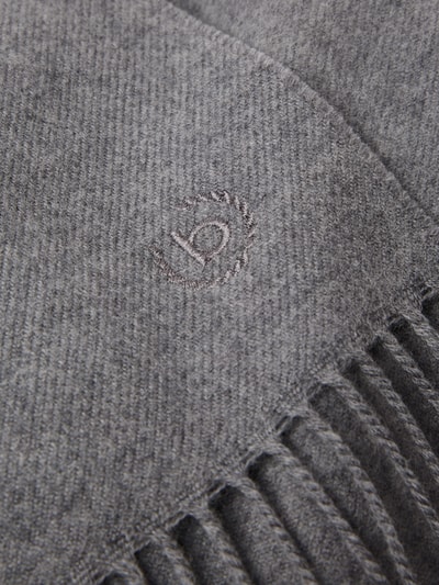 bugatti Wollen sjaal met franjes Middengrijs gemêleerd - 2