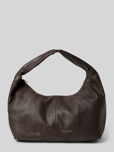 LIEBESKIND BERLIN Shoulder Bag aus echtem Leder Modell 'Natura' Dunkelbraun 2